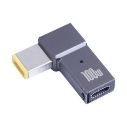 100W USB-C / Type-C femelle à grosse adaptateur de chargement carré pour Lenovo
