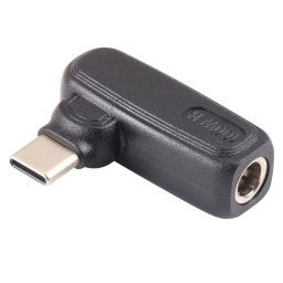 Connecteur adaptateur pour ordinateur portable 100 W 5,5 x 2,1 mm femelle vers USB-C/Type-C mâle
