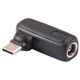 Connecteur adaptateur pour ordinateur portable 100 W 5,5 x 1,7 mm femelle vers USB-C/Type-C mâle