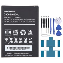Pour remplacement de batterie BLU C906646400L 4000mAh