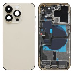 For iPhone 14 Pro Battery Back Cover Assembly, Version:China Version(Gold)