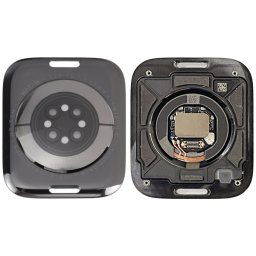 Pour Apple Watch Series 7 45MM Version GPS couvercle arrière en verre avec bobine de charge sans fil