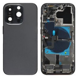 For iPhone 14 Pro Battery Back Cover Assembly, Version:China Version(Black)