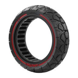 AIMITE 10 x 2,7-2,75 53,5 carte 255-70 ou 70/65-6,5 pneu tout-terrain universel pour scooter (ligne rouge)