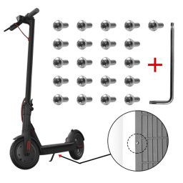 21 pièces/ensemble pour vis de compartiment de batterie Xiaomi Mijia M365 Pro (blanc)