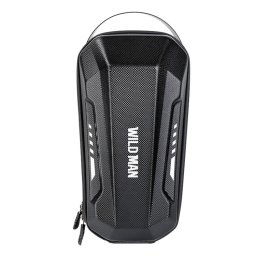 WILD MAN Scooter EVA Hard Shell avant sac pliant vélo sac suspendu à dégagement rapide, taille: 2L (noir)