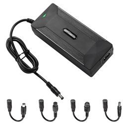 Chargeur de batterie au Lithium pour vélo et Scooter électrique, 42V, 2a, avec 4 adaptateurs, prise AU