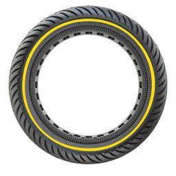 Scooter électrique 8,5 pouces pneu solide en nid d'abeille pour Xiaomi M365/M365 Pro/1S/Pro2/Essential (jaune)