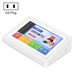 HSD8012T 8,0 pouces Android 6.0 tout en un PC, RK3288, 2 Go + 16 Go, prise : prise US (blanc)