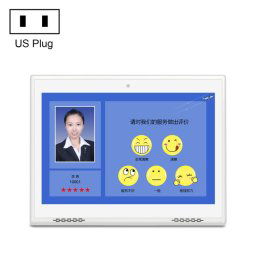 HSD1007A 10,1 pouces écran tactile tout en un PC, RK3288 2 Go + 16 Go Android 6.0, prise : prise US (blanc)