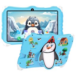 Penguin Tablette PC WiFi pour enfants de 7 pouces, 2 Go + 16 Go, Android 7.1 MT6735 Octa Core CPU (Bleu)