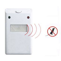 220V antiparasitaire repoussant l aide électronique rat souris répulsif anti répulsif, prise de l UE (blanc)