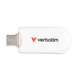 Verbatim Plectra blanc 64GB USB-C Flash Drive 30228