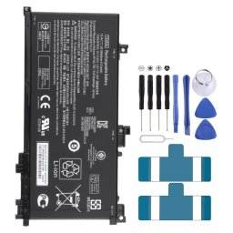 Batterie Li-ion 15,4 V 63,3 Wh 4112 mAh pour HP OMEN 15-AX200 15-AX218TX 15-AX210TX 15-AX235NF 15-AX202N 15-BC200 HSTNN-DB7T 905277-855 TE04XL