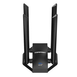 Adaptateur WiFi 6 sans fil haute puissance COMFAST CF-966AX à double bande 1800 Mbps USB3.0