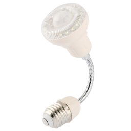 1.8W E27 Spiral Human Sensor Light Control Veilleuse à économie d'énergie, distance sensible: 5-7m (blanc)