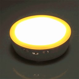 R10 USB de charge LED capteur PIR Night Light, 4000K d'urgence Lampe Cabinet, Capteur Distance: environ 3m, DC 4.5V (Jaune)