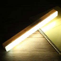 Barre lumineuse d'urgence à LED de 30 cm avec chargement USB avec télécommande (blanc)