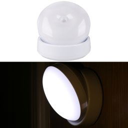 Lampe de détection infrarouge de corps de cuisine DMK-6PL-6PL, Style: Totation de la batterie (lumière blanche)