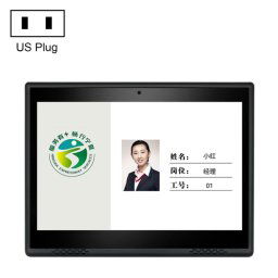 HSD1007A Écran tactile 10,1 pouces tout en un PC, RK3288 2 Go + 16 Go Android 6.0, prise : prise US (noir)