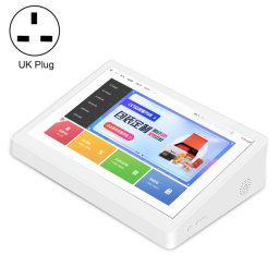 HSD8012T 8,0 pouces Android 6.0 All in One PC, RK3288, 2 Go + 16 Go, prise : prise britannique (blanc)