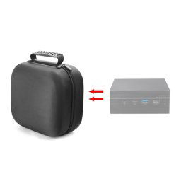 Pour asus pn40 mini sac de stockage protecteur PC (noir)