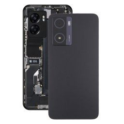 Pour OPPO A57 5G Couvercle arrière de batterie d'origine avec couvercle d'objectif d'appareil photo (noir)