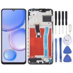Pour Huawei Nova Y71 Écran LCD d'origine numériseur assemblage complet avec cadre (noir)