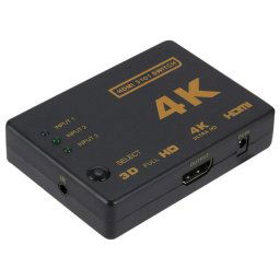 5 PCS / SET 4K 3 EN 1 SOMMATEUR HDMI avec télécommande