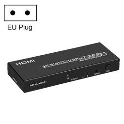 FJGEAR FJ-4K204 Distributeur de commutateur HDMI audio HD 4K 2 entrées 4 sorties, type de prise :