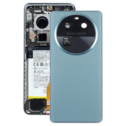 Pour OPPO Find X6 Couvercle arrière de batterie d'origine avec couvercle d'objectif d'appareil photo (vert)