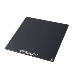 Creality Carborundum Plate-forme de plaque de verre Surface de construction de lit chauffant pour pièce d'imprimante 3D Ender-3