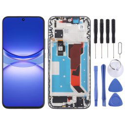 Pour Huawei nova 12 Lite écran LCD d'origine numériseur assemblage complet avec cadre (noir)