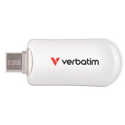 Verbatim Plectra blanc 512GB USB-C Flash Drive 30231