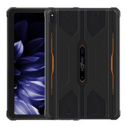 Tablette robuste HOTWAV Tab R8 IP68/IP69K, 4 Go + 128 Go, 10,1 pouces Android 14 Unisoc T606 Octa Core 4G Network, version mondiale avec Google Play, (noir + orange)