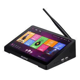 PIPO X10RK MINI Tablet PC Box, 10,1 pouces, 2GB + 32GB, Android 7.1.2 RK3326 Cortex quad-core Cortex A35 jusqu'à 1,5 GHz Support WiFi & Bluetooth & TF Carte & HDMI & RJ45, US Plug (Noir)