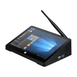 PICO X9S Mini PC tout-en-un, 9,0 pouces, 3GB + 64GB, Windows 10 Intel Celeron N4020 Dual Core jusqu'à 2,8 GHz, support WiFi & Bluetooth & TF Carte & HDMI & RJ45, US Plug (Noir)