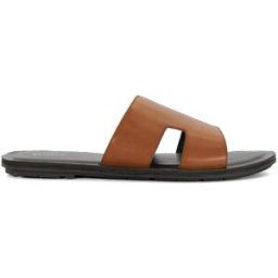 Dune London Ibes Leather Sandals Tan 8 (42) Male