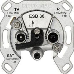 Prise antenne SAT, TV, FM Kathrein ESD 30 encastré