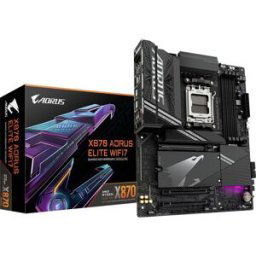 Gigabyte X870 A ELITE WIFI7 AM5 ATX MB Carte mère Socket (PC) AMD® AM5 Facteur de forme (détails) ATX Chipset de la carte mère AMD® X870