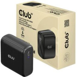 Club 3D CAC-1908 Alimentation PC portable 100 W 1x USB-C® noir intérieure GaN, USB Power Delivery (USB-PD)