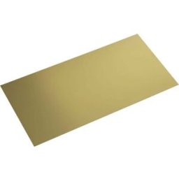 Tôle Reely 236178 laiton (L x l) 400 mm x 200 mm 1 pc(s)