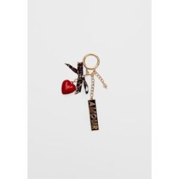 Stradivarius FR Stradivarius Porte-clés cœur et nœud Or OS