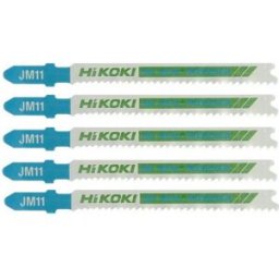 HiKOKI 750040 HSS Lame pour métal pour scie sauteuse, 91,5/65×7,5×1 mm, 5 pieces