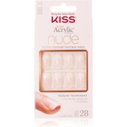 Kiss Nude Nails Cashmere Faux ongles medium 28 pcs