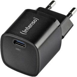 Intenso Power Adapter W30C² black Chargeur USB 30 W 1x USB-C® noir intérieure GaN, USB Power Delivery (USB-PD)