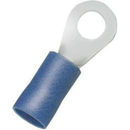 Vogt Verbindungstechnik 3617a Cosse à oeillet Section max.=1 mm² Ø du trou=6.50 mm partiellement isolé rouge 250 pc(s)