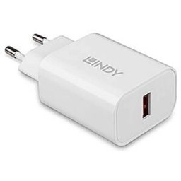 LINDY 18W USB Typ A Charger Chargeur USB 18 W 1x USB-A blanc intérieure