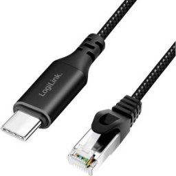 LogiLink USB 3.0 Câble adaptateur [1x USB-C® USB 3.2 (Gen 1) - 1x RJ45 mâle 8P8C] CU0410 1.00 m