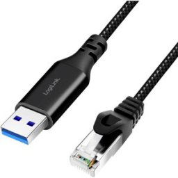 LogiLink USB 3.0 Câble adaptateur [1x USB 3.0 mâle type A - 1x RJ45 mâle 8P8C] CU0403 3.00 m